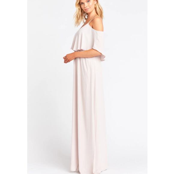 Show Me Your Mumu Caitlin Ruffle Maxi Dress Show Me The Ring Crisp Plus XXL NWT - Picture 1 of 12